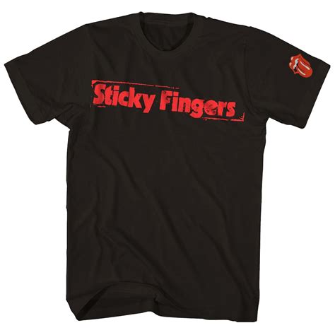 The Rolling Stones T-Shirt | Sticky Fingers Logo Rolling Stones T-Shirt