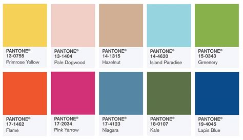 See The Pantone Colour Report For Spring 2017 | Design Blog