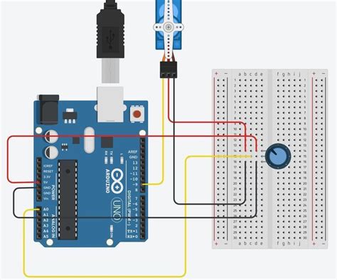 Potentiometer & Servo: Controlled Motion With Arduino : 4 Steps ...