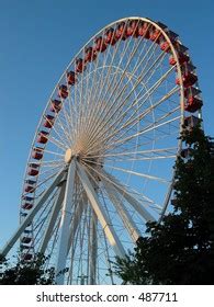 Navy Pier Ferris Wheel Stock Photo 487711 | Shutterstock