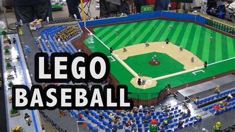 Custom LEGO Baseball Stadium | Philly Brick Fest 2017 - YouTube