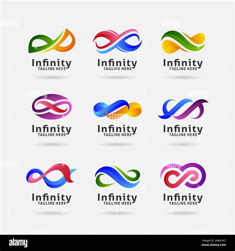 Infinity logo design Stock Vector Images - Alamy