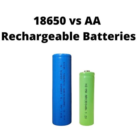 18650 vs AA Battery - L.C Sawh Enterprises