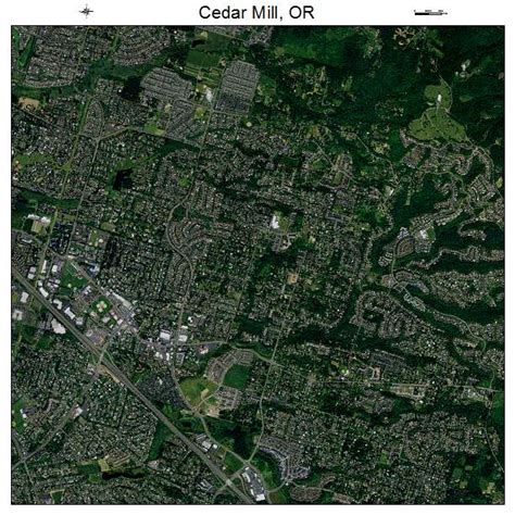 Aerial Photography Map of Cedar Mill, OR Oregon