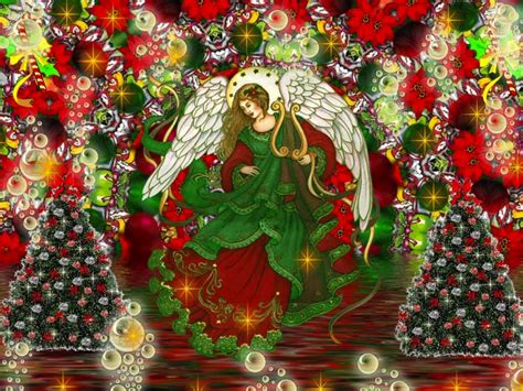 Christmas Angel wallpaper - Angels Wallpaper (33006993) - Fanpop