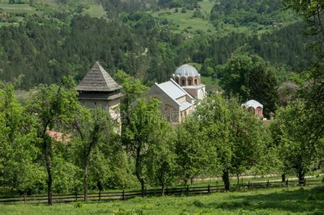 Studenica Monastery, 12th-century Serbian Orthodox Monastery Located Near City of Kraljevo Stock ...