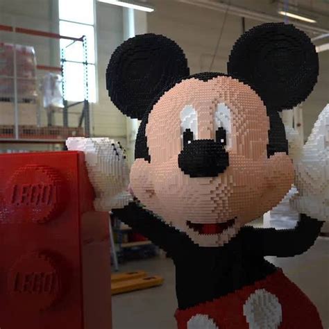 LEGO Celebrates Mickey Mouse’s Birthday With A 58,000-Piece LEGO Mickey Mouse Sculpture