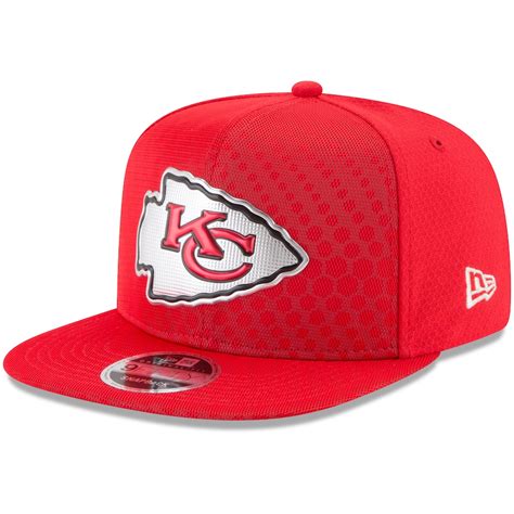 Men's New Era Red Kansas City Chiefs 2017 Color Rush 9FIFTY Snapback ...