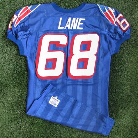 Official New England Patriots ProShop - 1996 Max Lane Game Worn #68 ...