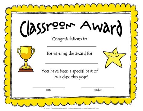 Free School Certificate Templates 8 | Classroom awards, Classroom certificates, School certificates