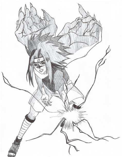 How To Draw Sasuke Curse Mark