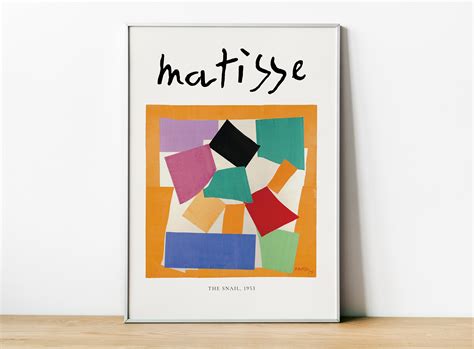 Matisse Print White Background the Snail 1950 Henri Matisse - Etsy UK