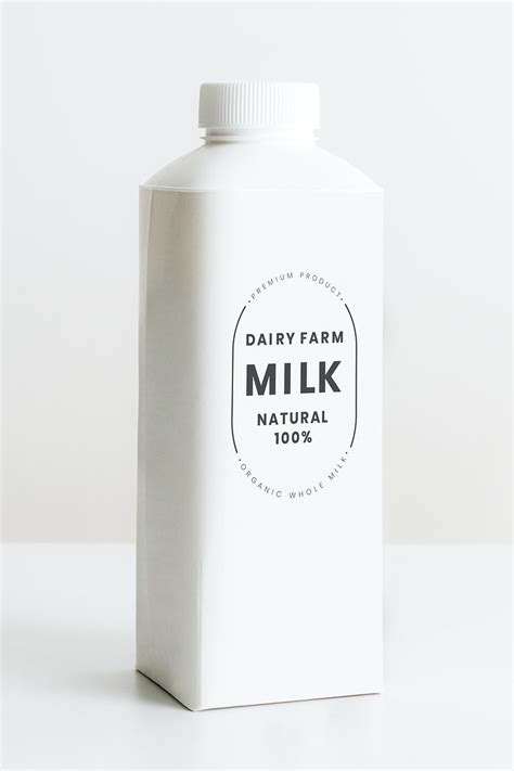 Minimal organic milk carton design resource | premium image by rawpixel.com / Teddy Rawpixel ...