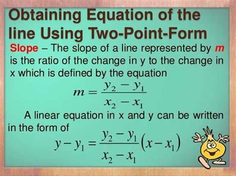 Two point form Equation of a line