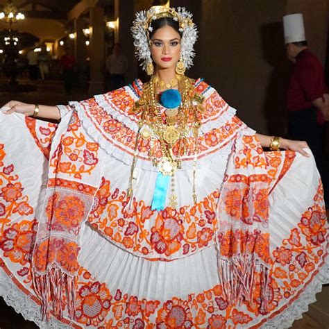 La pollera: national costume of panama. after much evolution, this came ...