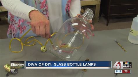 Diva of DIY: How to make glass bottle lamps - YouTube