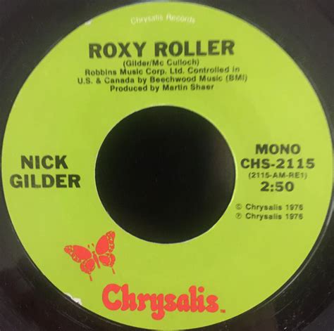 Nick Gilder - Roxy Roller (1976, Vinyl) | Discogs