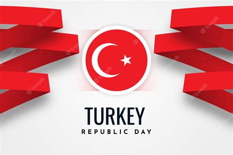 Premium Vector | Turkey republic day background illustration template ...