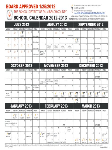 Palm Beach School Calendar - Fill Online, Printable, Fillable, Blank | pdfFiller