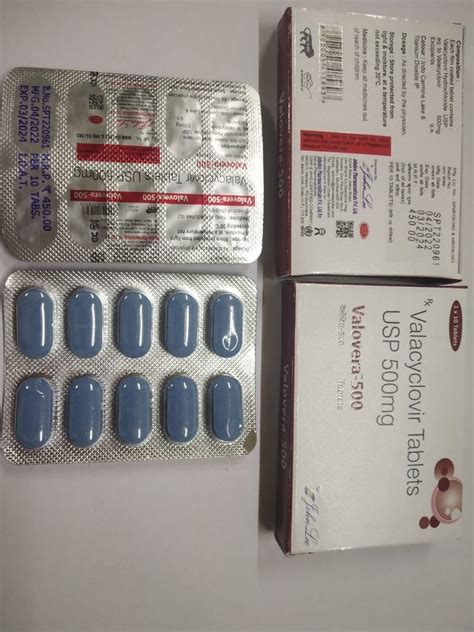 Valacyclovir 500 Mg Tablets at Rs 250/stripe | Nagpur | ID: 27068296762