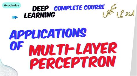 Applications of Multi layer perceptron - YouTube