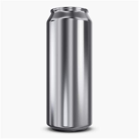 Aluminum Standard Can 500ml V 1 - 3D Model by Zurel