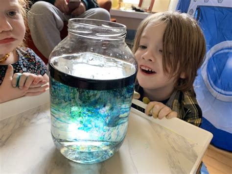 Shooting Stars Galaxy in a Jar Simple Space Experiment for Kids