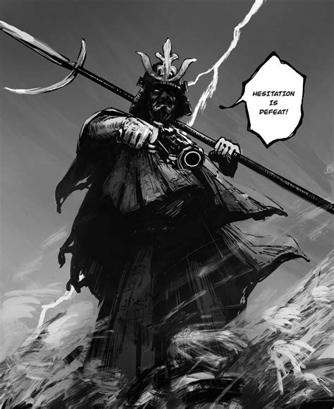 made Glock-Saint Isshin in a manga style : r/Sekiro