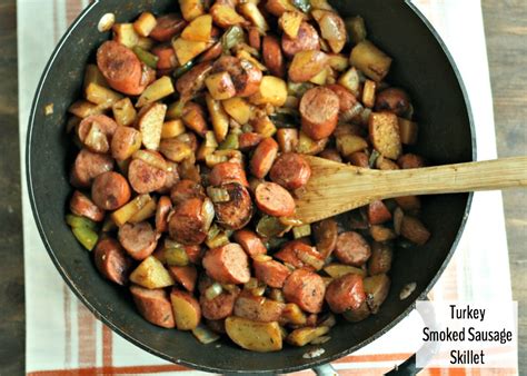 Easy Dinner: Turkey Smoked Sausage Skillet - Dash Of Evans