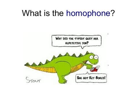 Puns - Homophones and Homonyms