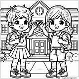 Desenho Para Colorir Escolar sketch template