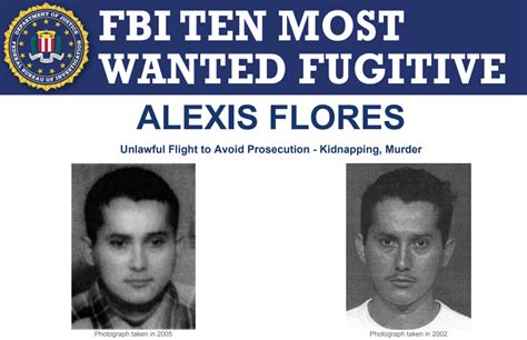 FBI Most Wanted on Twitter: "Ten Most Wanted Fugitive Alexis Flores is ...