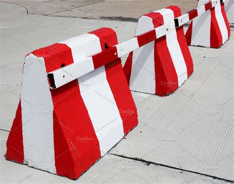 Safety concrete barrier | High-Quality Stock Photos ~ Creative Market