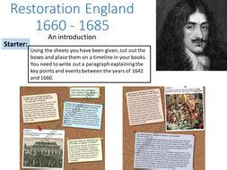 Restoration England | Teaching Resources