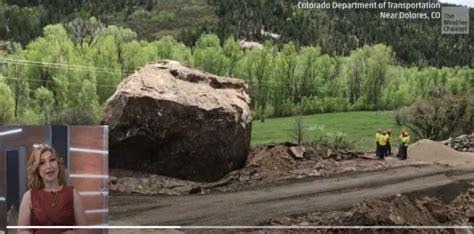 Giant Boulder That Crashed Onto Colorado Highway to Stay Put | Christian Forums