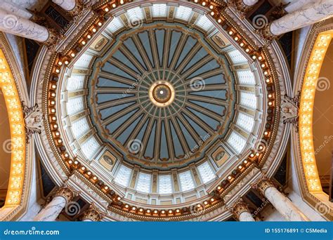 Interior of the Mississippi State Capitol Building Stock Image - Image ...