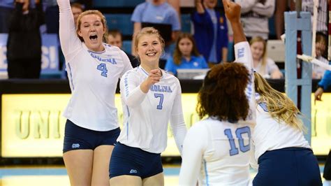 UNC Volleyball: Tar Heels Sweep Away Syracuse - YouTube