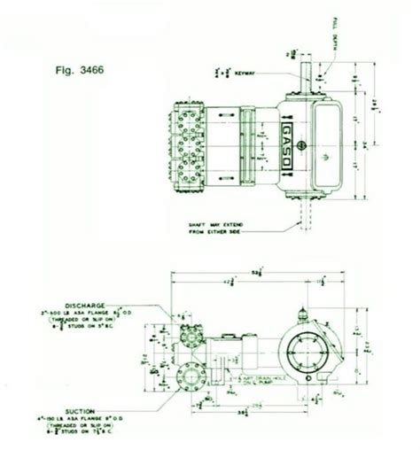 3466 L, Triplex, Plunger Pump | Wheatley Gaso Pump Parts