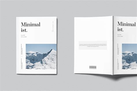 Minimalist Magazine Template | Magazine Templates ~ Creative Market