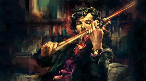 Sherlock TV Series: Vibrant HD Wallpaper by Alice X. Zhang