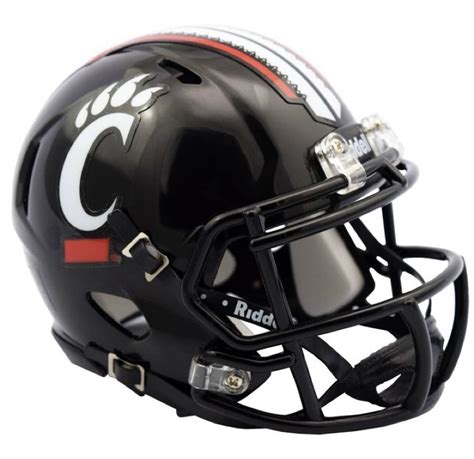 Pin by Patrick V on CFB Helmets | Mini football helmet, Cincinnati bearcats, Football helmets