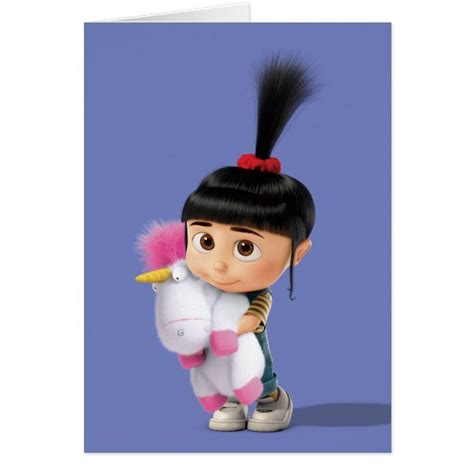 Despicable Me | Agnes & Fluffy the Unicorn | Zazzle | Cute disney wallpaper, Cute cartoon ...