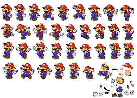 Paper Mario Sprites Spriters Resource