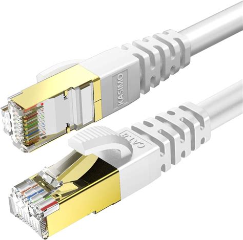 KASIMO CAT 8 Ethernet Cable 0.5M 3Pack Network Gigabit Ethernet LAN ...