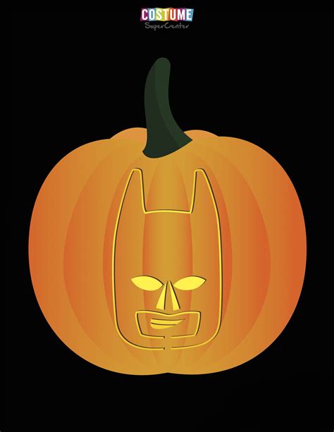 Free LEGO Batman Pumpkin Carving Stencils | Costume Supercenter Blog ...