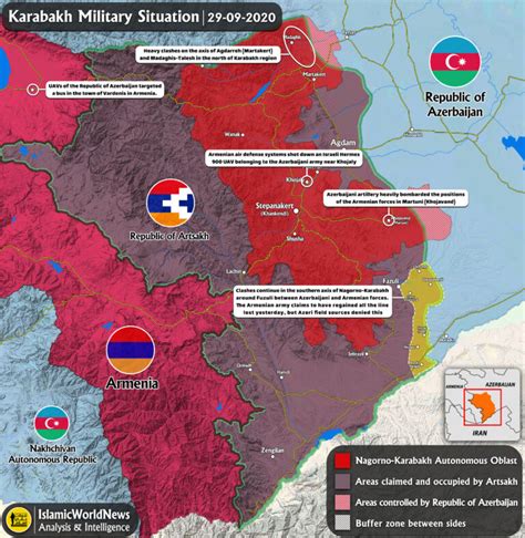 Nagorno-Karabakh map – IWN