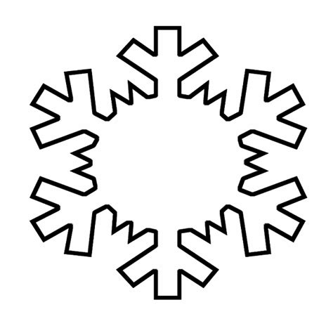 Snowflake Drawing Template at GetDrawings | Free download