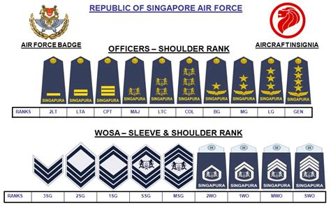 Singapore Armed Forces ranks ~ Everything You Need to Know with Photos | Videos