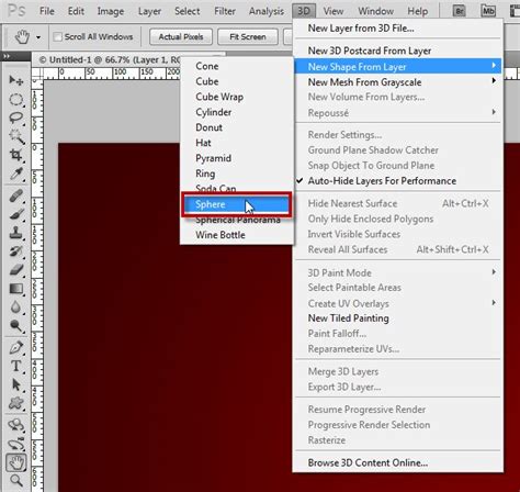 Working with 3D Materials in Photoshop CS5 - TipSquirrel