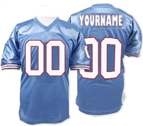 Houston Oilers Customizable Throwback Football Jersey – Best Sports Jerseys